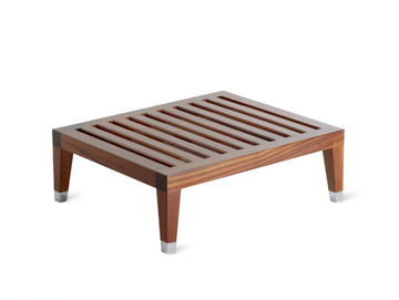 C'EST LA VIE - Mahogany coffee table / garden pouf by Unopiù