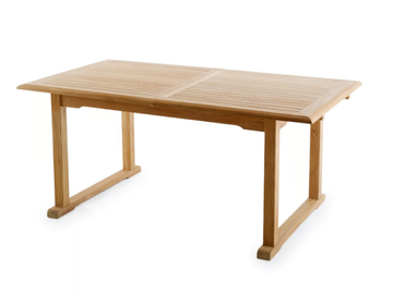 CHELSEA - Extending rectangular teak table by Unopiù