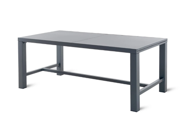 CONRAD - Extending rectangular iron table by Unopiù