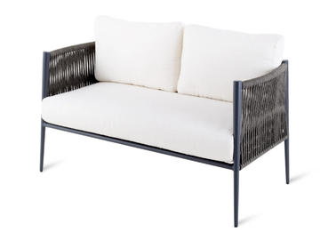 LUCE - Acrylic fabric garden sofa with removable cover by Unopiù
