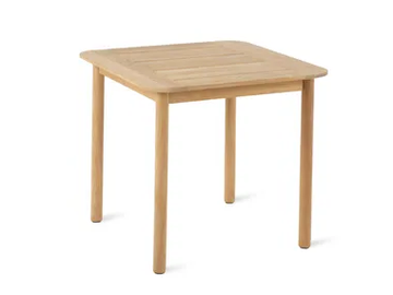 PEVERO - Square teak garden table by Unopiù