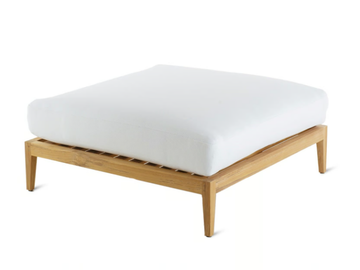SYNTHESIS - Teak coffee table / garden pouf by Unopiù