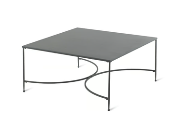 TOSCANA - Square iron garden side table by Unopiù
