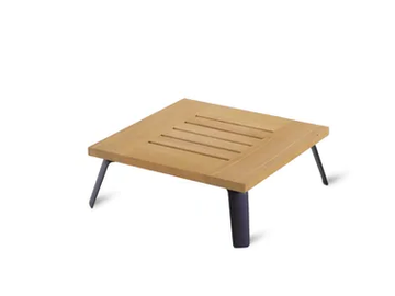 WELCOME - Low teak garden side table by Unopiù