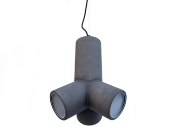 TUUUB - LED cement pendant lamp by URBI et ORBI