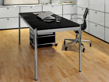 USM HALLER HOME OFFICE TABLE - Steel writing desk by USM