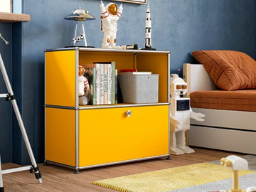 USM HALLER - Sectional steel bookcase by USM