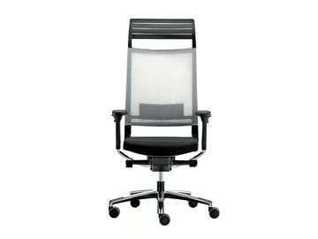 EXPO 15 - Swivel mesh office chair with headrest by VAGHI