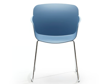LIBERA ARMCHAIR - Sled base polypropylene reception chair by VAGHI