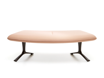 MEWA - Modular backless fabric bench seating by VAGHI