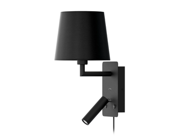 DENVER USB - Adjustable metal reading lamp with USB by Valaisin Grönlund