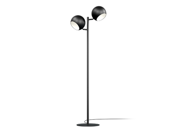 ROUND DOUBLE - Adjustable metal floor lamp by Valaisin Grönlund