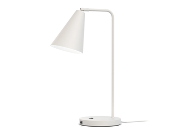 VIGO USB - Direct light metal table lamp with USB charger by Valaisin Grönlund