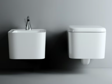 CAMEO - Wall-hung ceramic toilet by Valdama