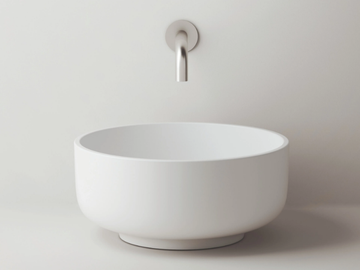 FONTE - Countertop ceramic washbasin by Valdama