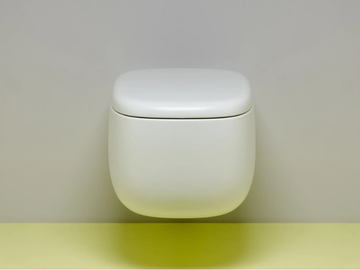 SEED - Wall-hung ceramic toilet by Valdama