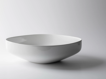 TOP - Countertop oval ceramic washbasin by Valdama