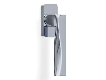 H 376 F RS - Brass window handle on back plate by Valli