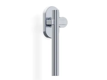 H335 RM - Brass window handle on rose by Valli