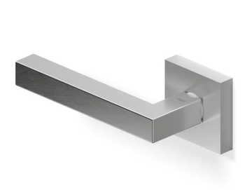 H419 BORDEAUX - Stainless steel door handle on rose by Valli