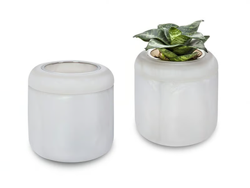 BOTTON SMALL - Resin bathroom waste bin / vase by Vallvé