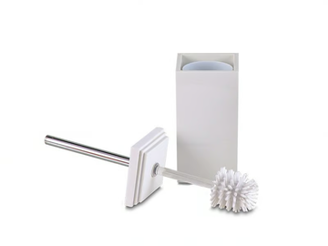 CUBO - Resin toilet brush by Vallvé