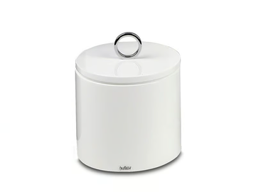 CYLINDRIC COUNTERTOP - Resin bathroom waste bin by Vallvé