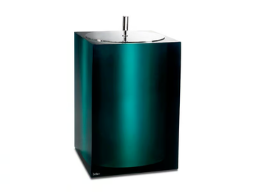 GLOSS - Resin bathroom waste bin by Vallvé