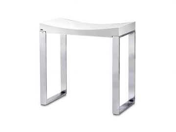LINE - Resin bathroom stool by Vallvé