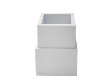 METRO - Countertop resin toothbrush holder by Vallvé