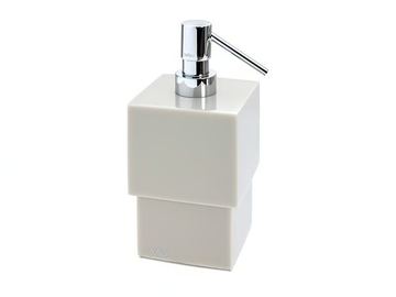 METRO - Resin Bathroom soap dispenser by Vallvé