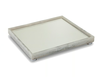 SLIM MEDIUM - Square resin tray by Vallvé