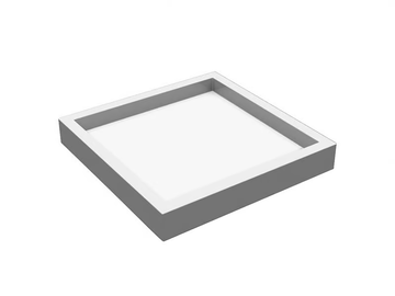 SQUARE MEDIUM - Square resin tray by Vallvé