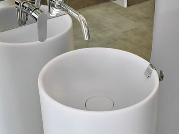 VEXO - Freestanding resin handrinse basin by Vallvé