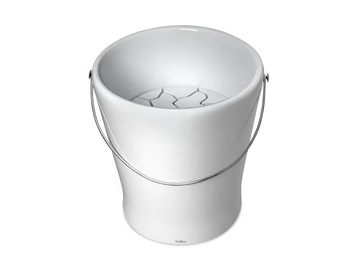 VIDAS SECAS - Countertop round resin washbasin by Vallvé