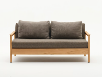 BALI - 2 seater teak garden sofa by Varaschin