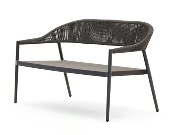 CLEVER - 2 seater powder coated aluminium garden sofa by Varaschin