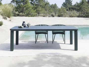 CUSTOMADE - Aluminium garden table with ceramic or HPL top by Varaschin