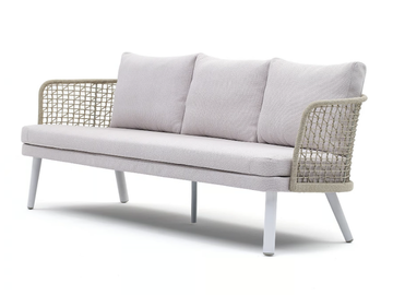 EMMA - 3 seater synthetic fibre garden sofa by Varaschin