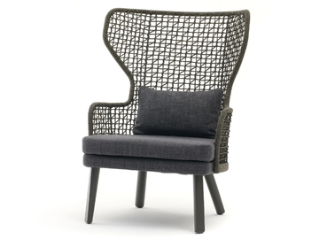 EMMA - Bergere rope garden armchair by Varaschin