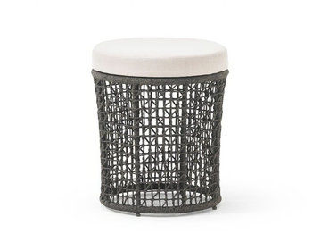 EMMA - Low powder coated aluminium garden stool by Varaschin