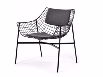SUMMER SET - Garden steel easy chair by Varaschin