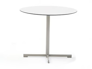 SUMMERSET LOW - Powder coated steel table base with 4-spoke base by Varaschin