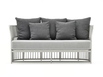 TIBIDABO - 2 seater synthetic fibre garden sofa by Varaschin