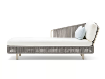 TIBIDABO - Powder coated aluminium Garden daybed by Varaschin
