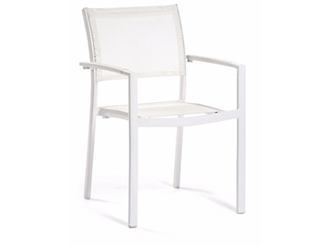 VICTOR - Batyline® chair with armrests by Varaschin
