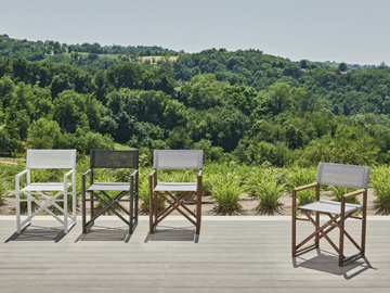 VICTOR - Batyline®director armchair by Varaschin