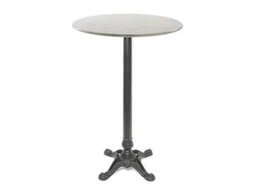 BABIS-4-FF - Cast iron high table with 4-star base by Vela Arredamenti