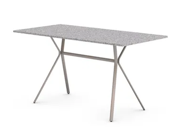 CURVA - Rectangular marble contract table by Vela Arredamenti