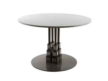 EMPIRE 85/4 - Round marble contract table by Vela Arredamenti